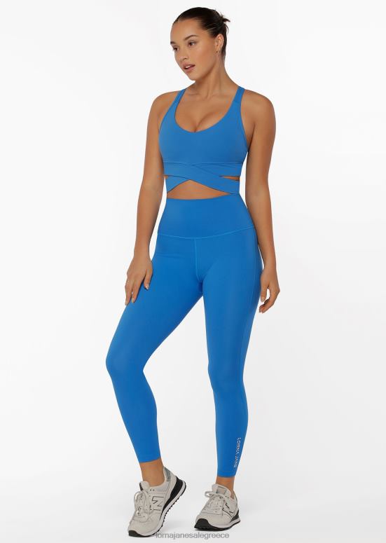 Lorna Jane ενδύματα Ανθος αραβοσιτου γυναίκες Hi-fold lotus no chafe ankle biter κολάν 2NVDZ375